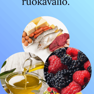 Tulehdusta hillitsevä ruokavalio.